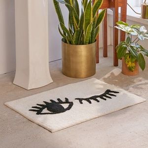 Urban outfitters wink bath mat